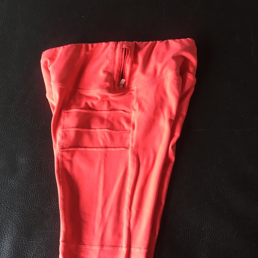 Orange:coralish oiselle 7/8 tights